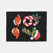 Viral 67 Candy Canes Christmas Tree With Hand Holi Fleecedecke (Vorderseite (Horizontal))