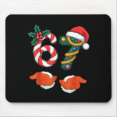 Viral 67 Candy Canes Christmas Tree With Hand Holi Mousepad (Vorne)