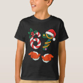 Viral 67 Candy Canes Christmas Tree With Hand Holi T-Shirt (Vorderseite)