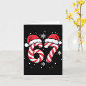 Viral 67 Candy Canes Santa Holiday Kids Humor Karte (Gelbe Blume)