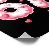 Viral 67 Kawaii Hearts Valentine's Day Girls Humor Poster (Ecke)