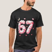 Viral 67 Kawaii Hearts Valentine's Day Girls Humor T-Shirt (Vorderseite)
