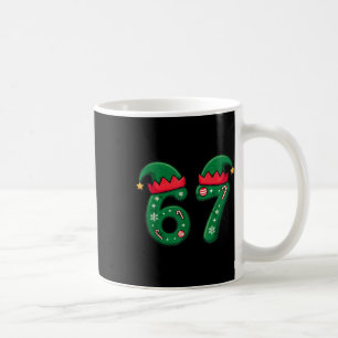 Viral 67 Weihnachts-Elfen-Hut 6 7 Trend Meme Six S Kaffeetasse