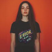 Viral Neon Glitch 404 T-Shirt