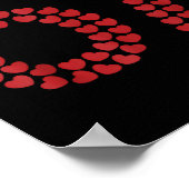 Viral Six Seven Love 67 Hearts Valentine's Day Cli Poster (Ecke)