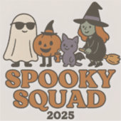 Viral Spooky Squad 2025 Aufkleber (Vorderseite)