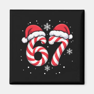 Virale 67 Zuckerstangen Weihnachtsmann Feiertag Ki Magnet