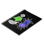 Virale Mikroben Notizblock (Linke Seite)