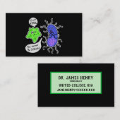 Virale Mikroben Visitenkarte (Vorne/Hinten)