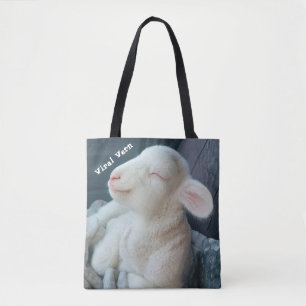 Virale weiße Lammfell-Tragetasche langlebig Tasche