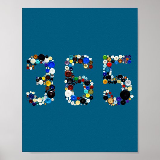 Virales 365 Buttons Meme Poster (Vorne)