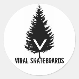 ViralLogoSticker Runder Aufkleber