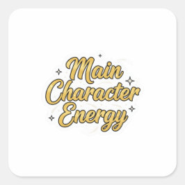 ViralVibes Collection Quadratischer Aufkleber