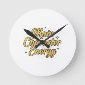 ViralVibes Collection Runde Wanduhr (Vorderseite)