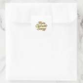 ViralVibes Kollektion Quadratischer Aufkleber (Tasche)