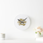 ViralVibes Kollektion Runde Wanduhr (Zuhause)