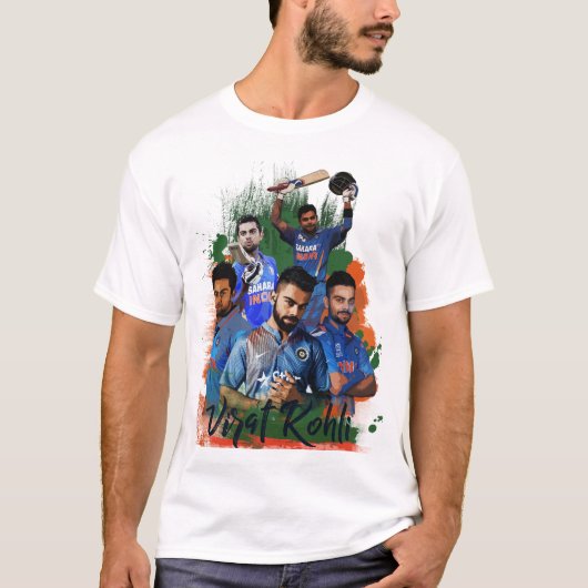 Virat Kohli Kunst T-Shirt (Vorderseite)