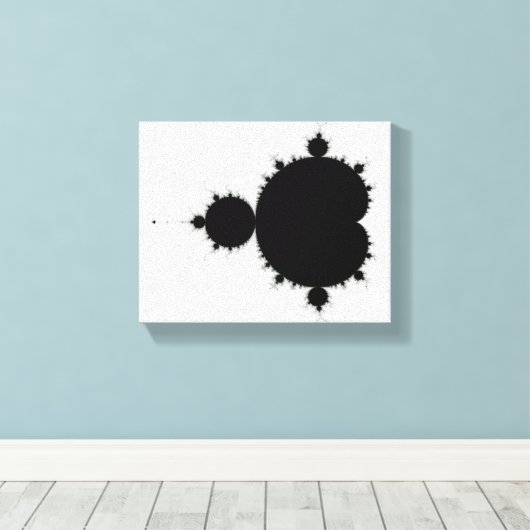 Viratarupa - Fraktal Art Leinwanddruck (Insitu (Holzboden))