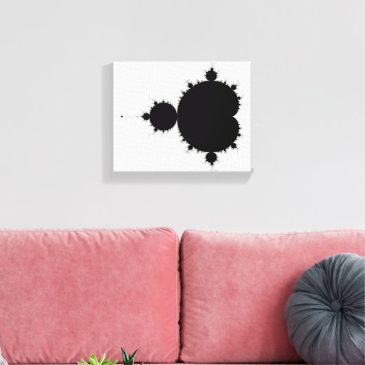 Viratarupa - Fraktal Art Leinwanddruck (Insitu (Wohnzimmer))