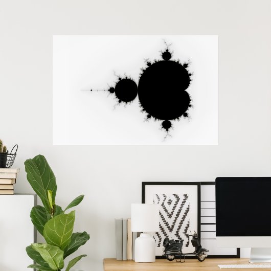 Viratarupa - Fraktal Art Poster (Heimbüro)