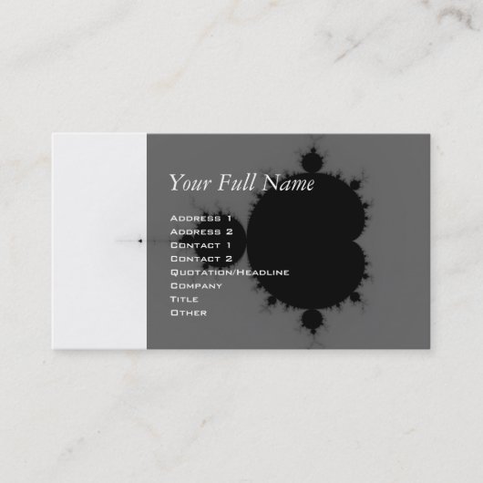 Viratarupa - Fraktal Art Visitenkarte (Vorderseite)