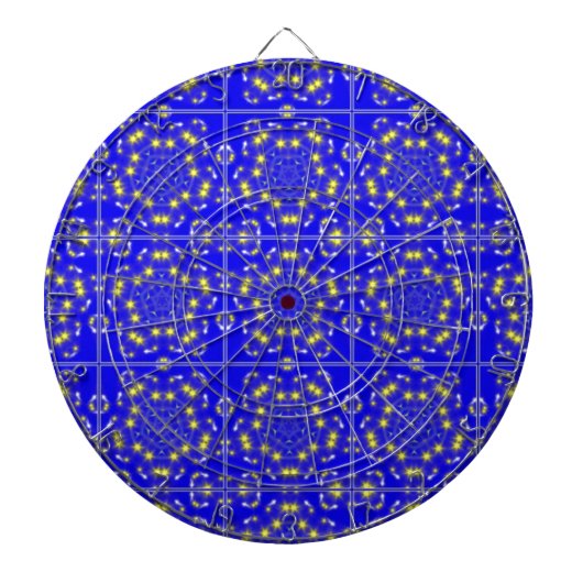 Virbrant Retro Blue Dartscheibe (vorne)