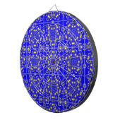 Virbrant Retro Blue Dartscheibe (Vorderseite rechts)
