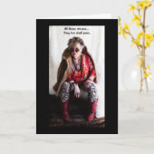 Viren können wie Nierensteine gehen humorvolle Kar Karte (Gelbe Blume)