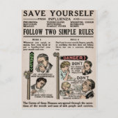 Virenschutz Postkarte (Vorderseite)