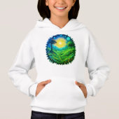 Virescent Electric Pulse Hoodie (Vorderseite)