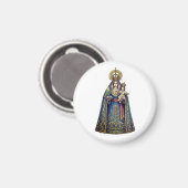Virgen de Candelaria Magnet (Vorderseite/Rückseite)