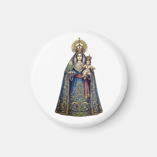 Virgen de Candelaria Magnet (Vorne)