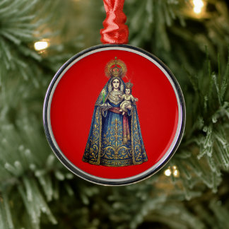 Virgen de Candelaria Ornament Aus Metall