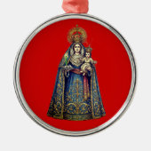Virgen de Candelaria Ornament Aus Metall (Vorne)