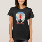 Virgen de Guadalupe Agradecida Graduate T - Shirt (Vorderseite)