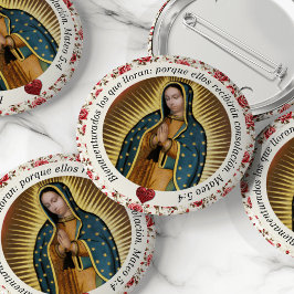 Virgen de Guadalupe Beerdigung in Love Memory Button