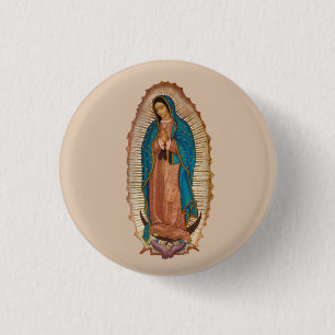 Virgen de Guadalupe Button