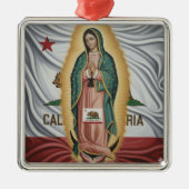 Virgen de Guadalupe - California Ornament Aus Metall (Vorne)