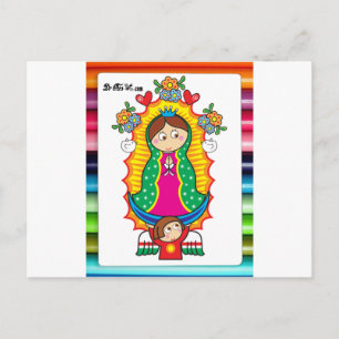 VIRGEN DE GUADALUPE CARICATURA 01 ZOLLBARER PRO POSTKARTE
