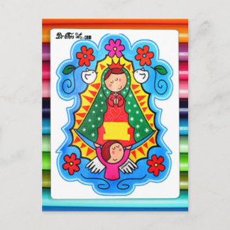 VIRGEN DE GUADALUPE CARICATURA 02 ZOLLPRO POSTKARTE