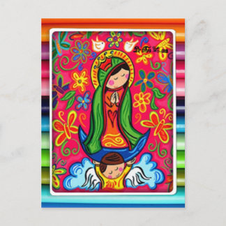 VIRGEN DE GUADALUPE CARICATURA 03 ZOLLBARER PRO POSTKARTE