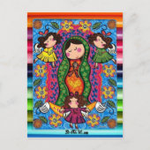 VIRGEN DE GUADALUPE CARICATURA 05 ZOLLBARER PRO POSTKARTE (Vorderseite)