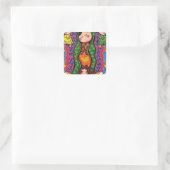 VIRGEN DE GUADALUPE CARICATURA 05 ZOLLBARER PRO QUADRATISCHER AUFKLEBER (Tasche)