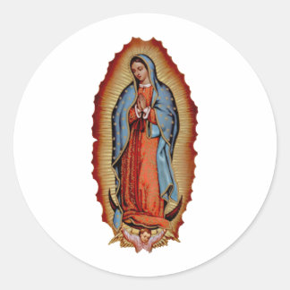 VIRGEN DE GUADALUPE COLECTION RUNDER AUFKLEBER