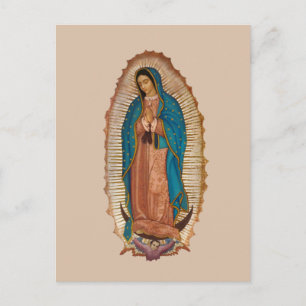 Virgen de Guadalupe Feiertagspostkarte