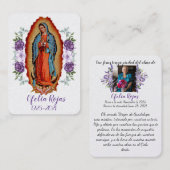 Virgen De Guadalupe Gedenkkarte Visitenkarte (Vorne/Hinten)