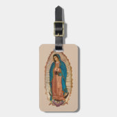 Virgen de Guadalupe Gepäckanhänger (Vorderseite vertikal)