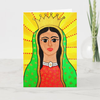 Virgen de Guadalupe Grußkarte Karte