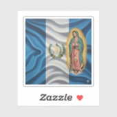 Virgen de Guadalupe - Guatemala Aufkleber (Blatt)