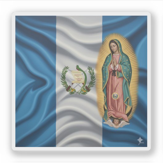 Virgen de Guadalupe - Guatemala Aufkleber (Vorderseite)